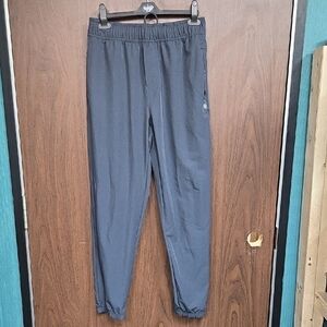 Gaiam Size M Grey Lightweight Track Pant